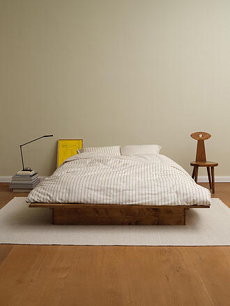 MARC O'POLO HOME | Ropa de cama de satén EINO 70x90 / 140x200cm Chalky Sand