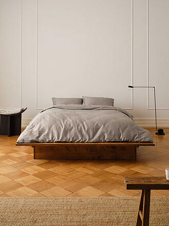 MARC O'POLO HOME | Ropa de cama de satén AREN 70x90 / 140x200cm Oatmeal