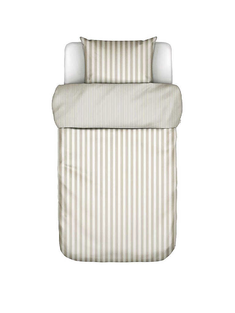 MARC O'POLO HOME Ropa de cama de satén CLASSIC STRIPE Oatmel beige