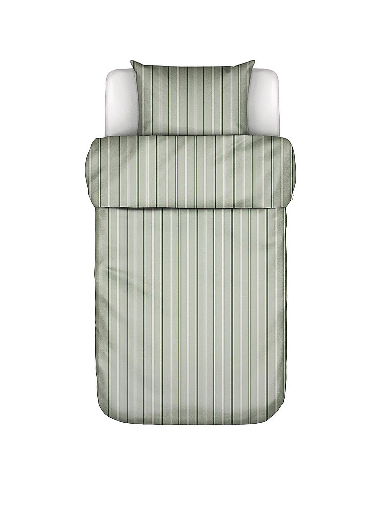 MARC O'POLO HOME Ropa de cama de satén OLIN 70x90 / 140x200cm Calm Sage verde