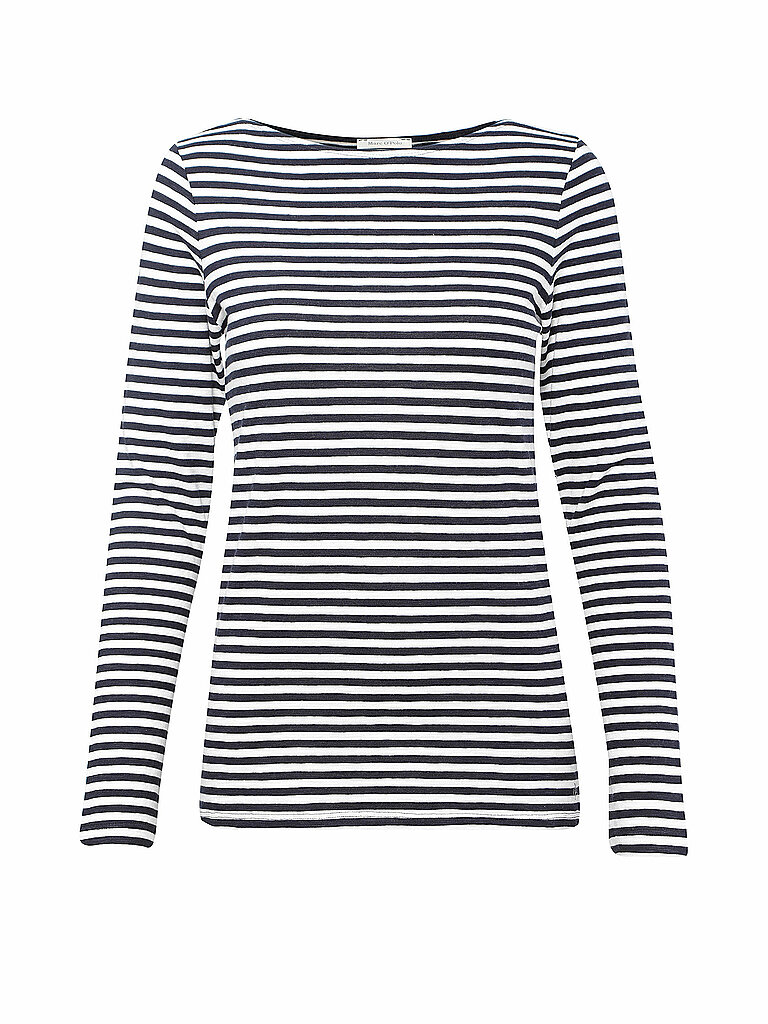 Camiseta de manga larga azul S
