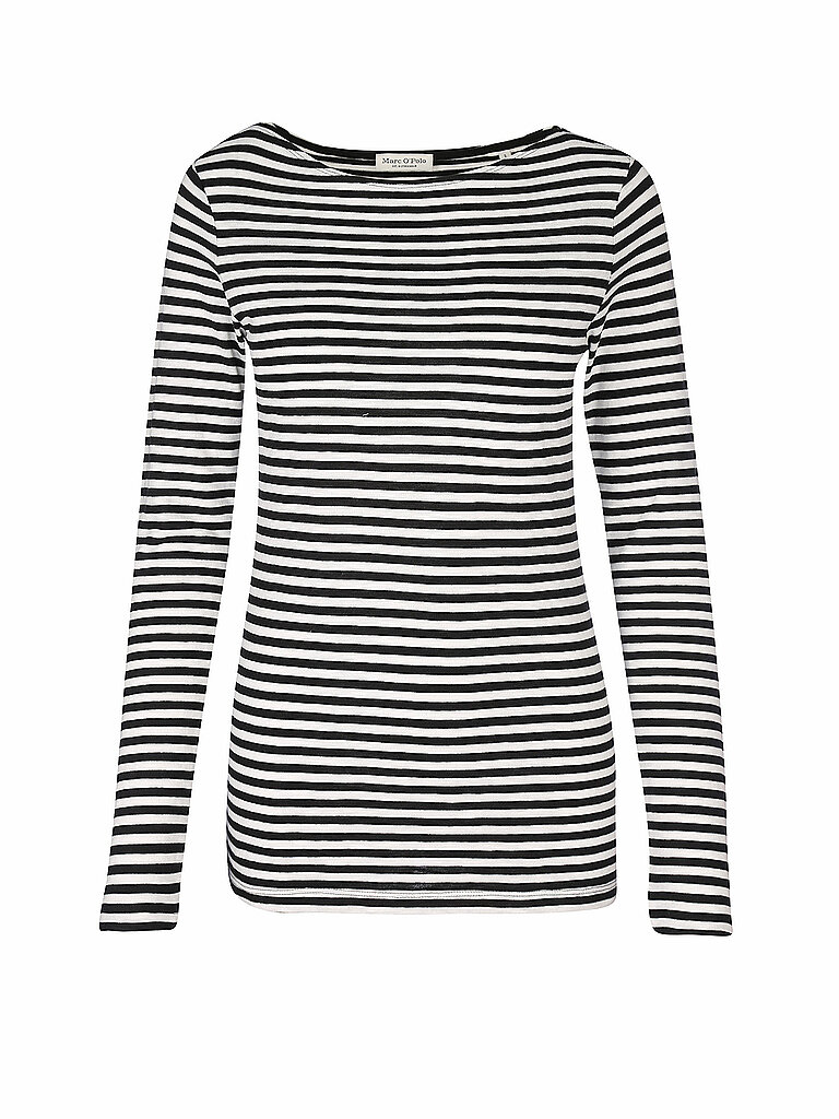 Camiseta de manga larga negro XS