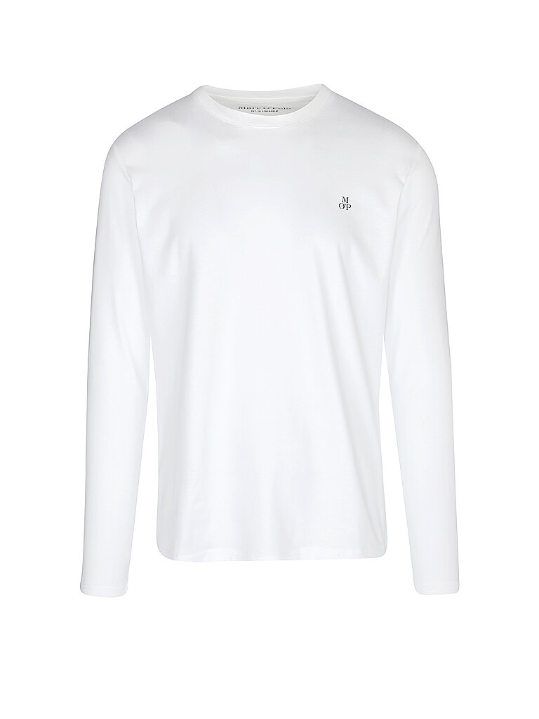 Camiseta de manga larga blanco XL