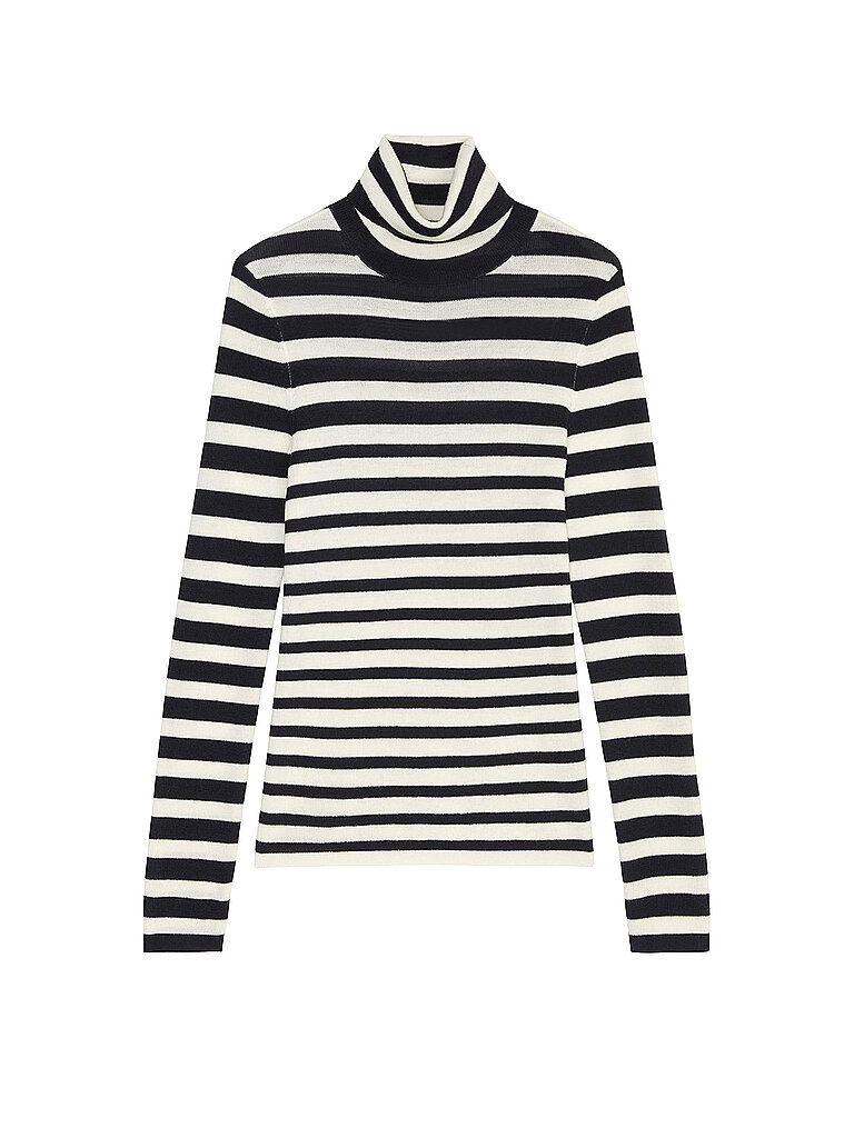 Marc O'Polo Jersey de cuello alto azul oscuro