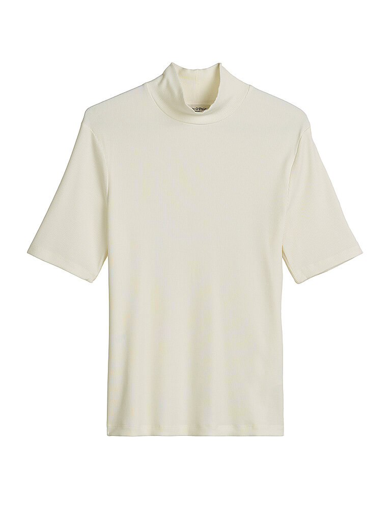 Jersey de cuello alto blanco XL