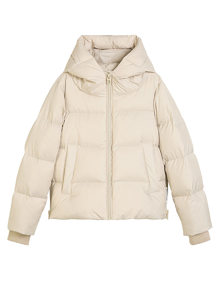 Chaqueta acolchada crema 38