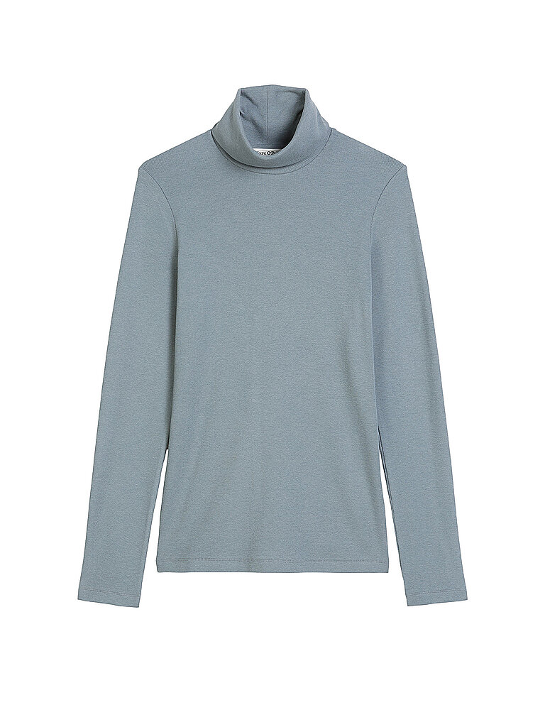 Jersey de cuello alto azul XS