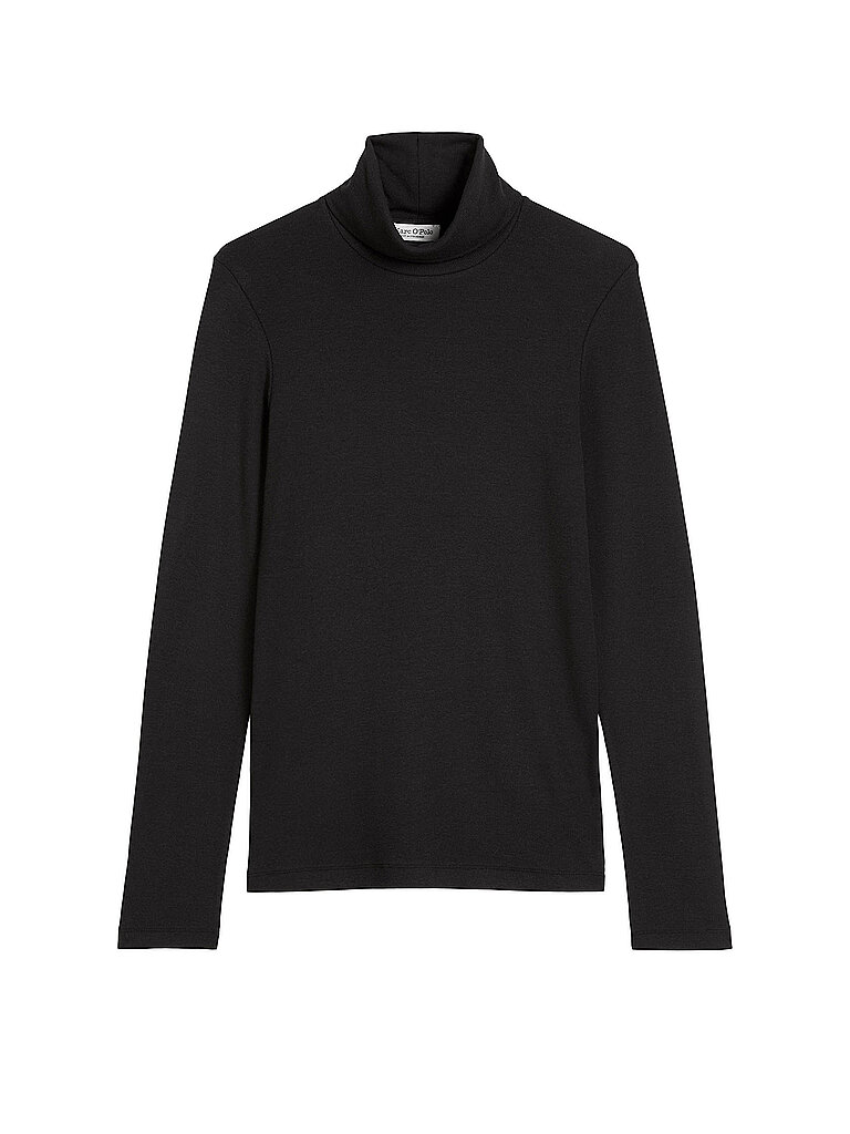 Jersey de cuello alto negro XS
