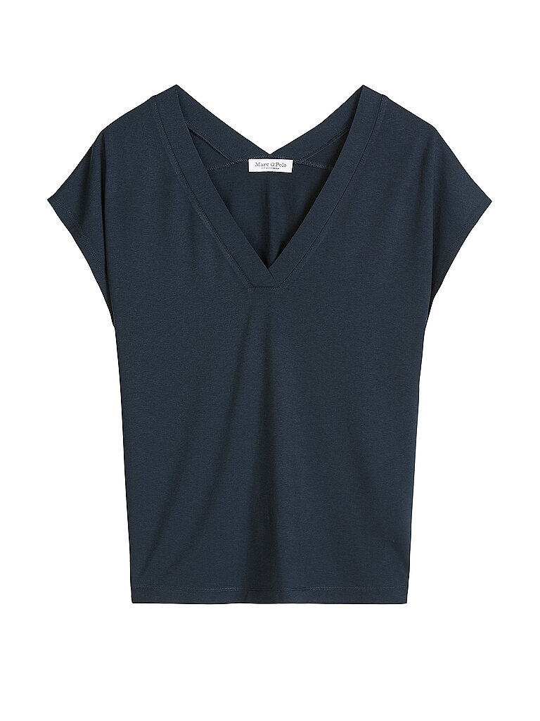 Blusenshirt azul oscuro L