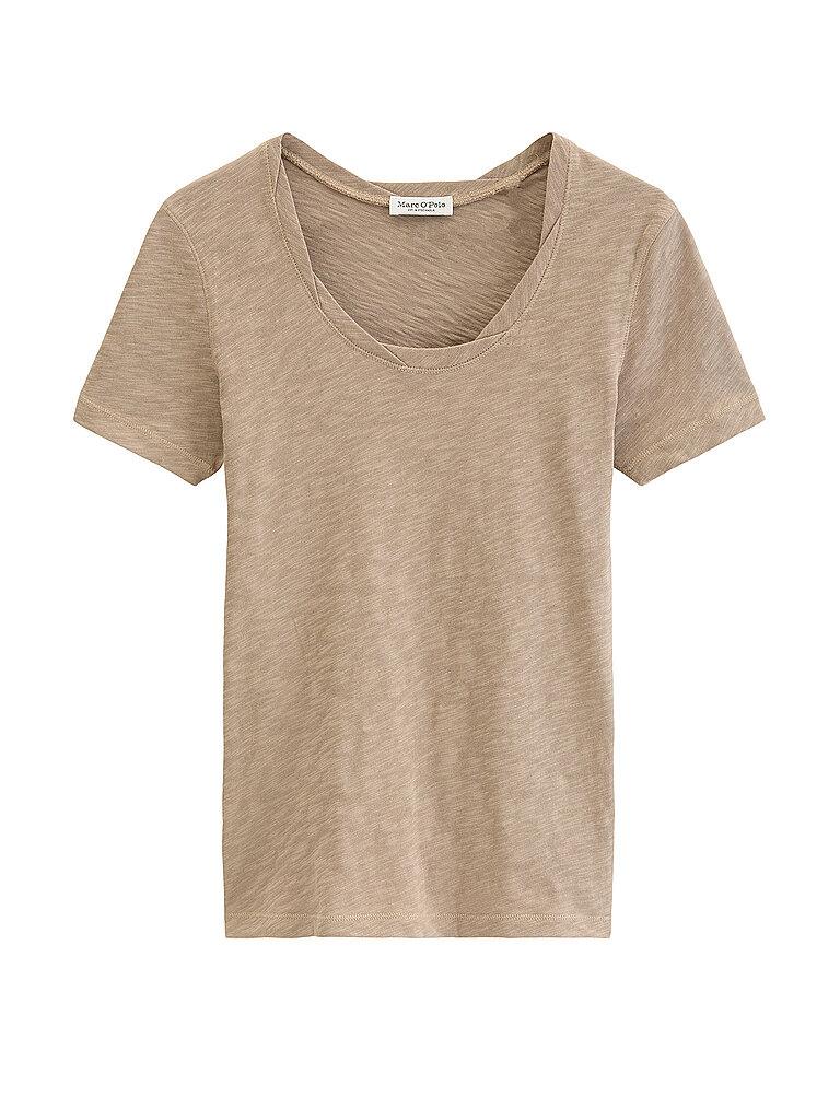 Camiseta marrón claro S