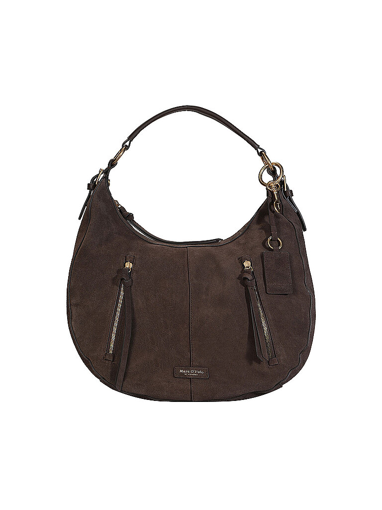Bolso de cuero - Hobo Bag Medium marrón