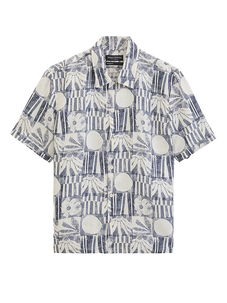 Marc O'Polo Camisa de lino azul L