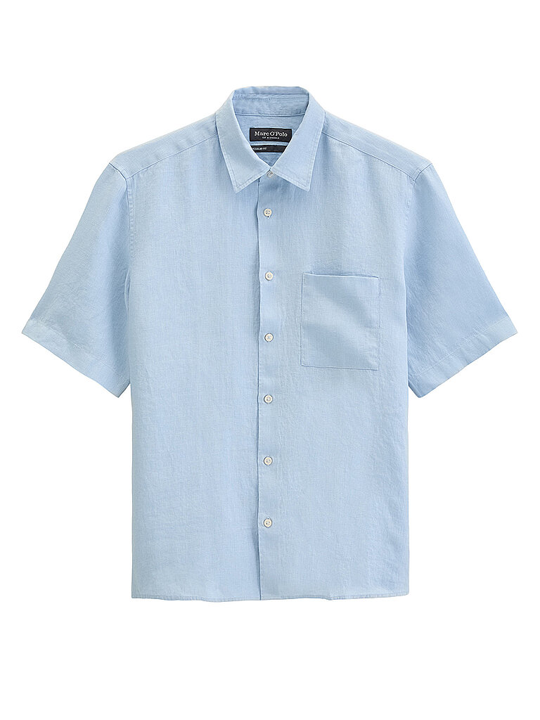 Marc O'Polo Camisa de lino azul claro