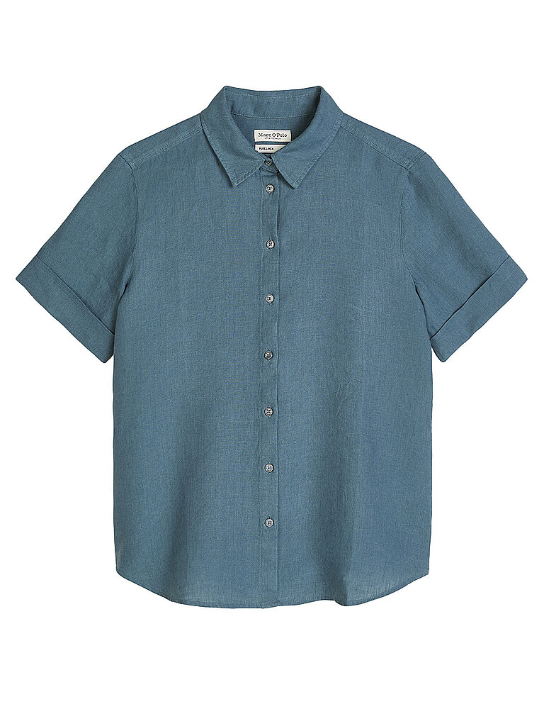 Marc O'Polo Blusa de lino azul 42