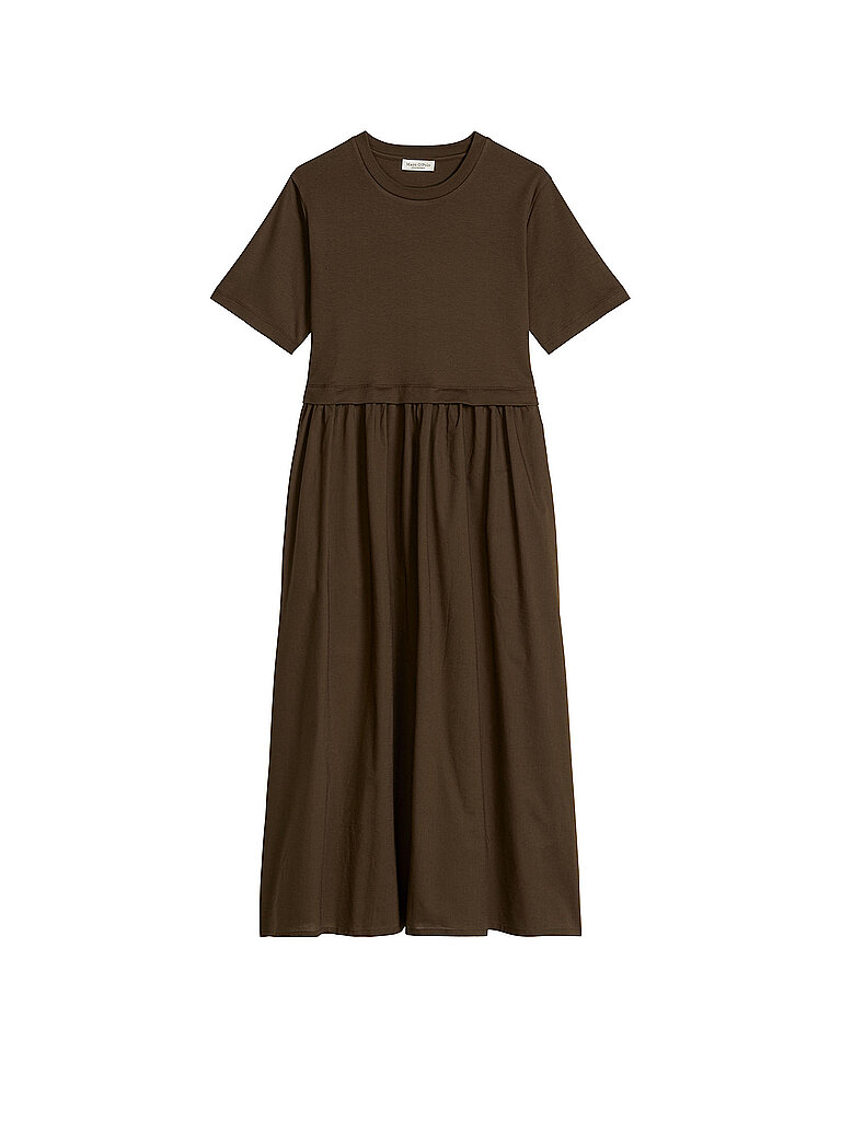 Vestido midi marrón L