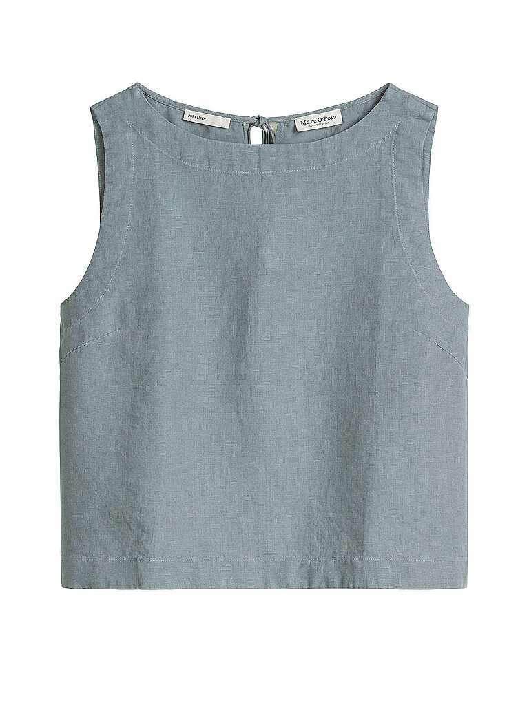 Blusa de lino menta 42