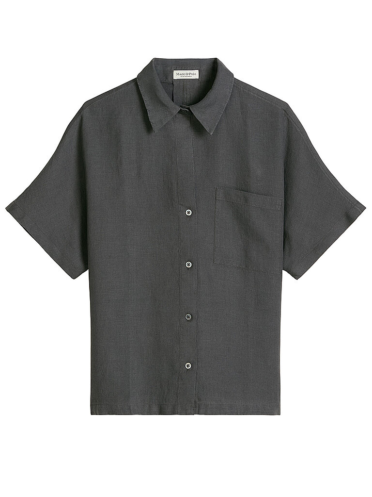 Marc O'Polo Blusa de lino gris 34