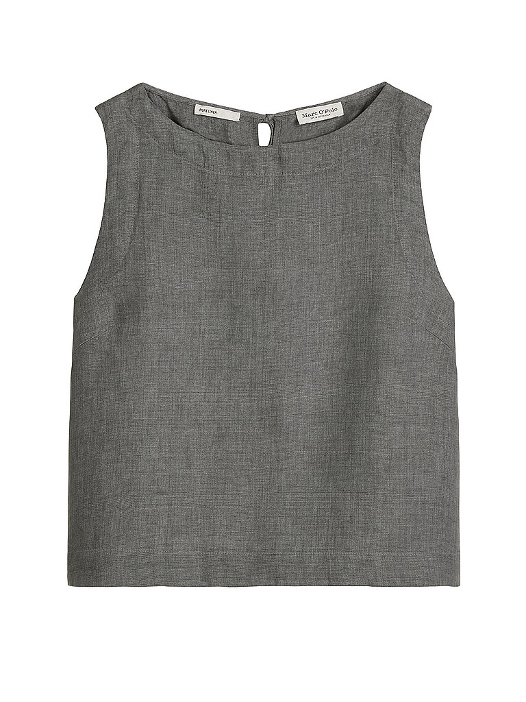 Marc O'Polo Blusa de lino gris 32