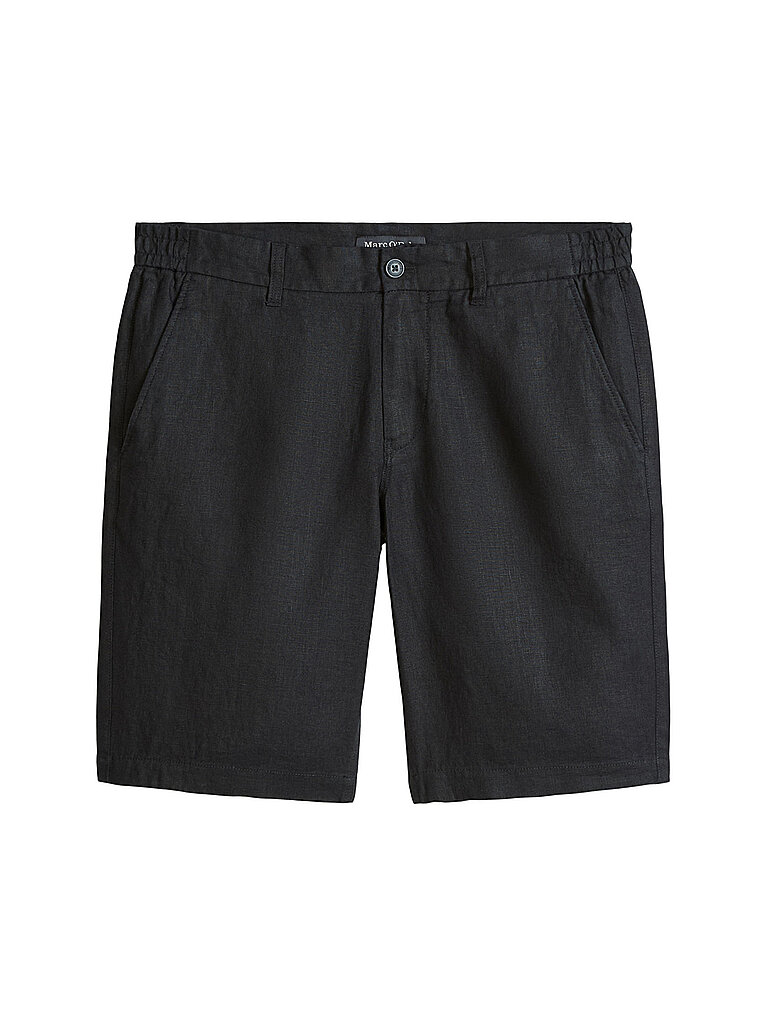 Pantalones cortos de lino negro 30