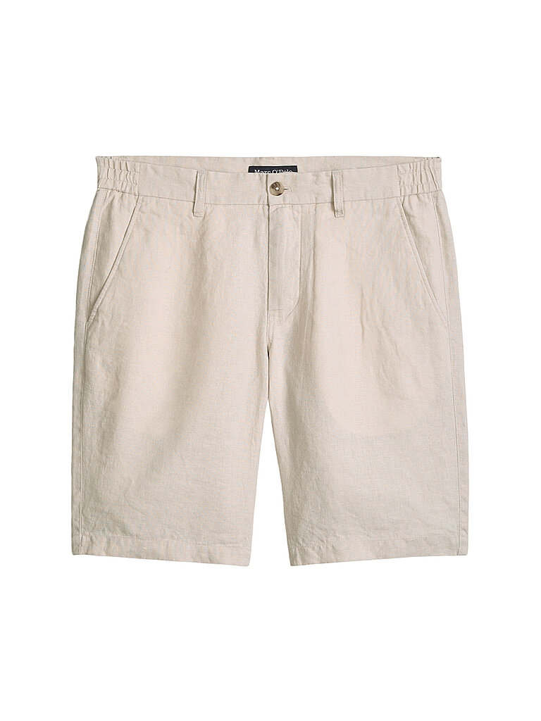 Shorts de lino beige 34