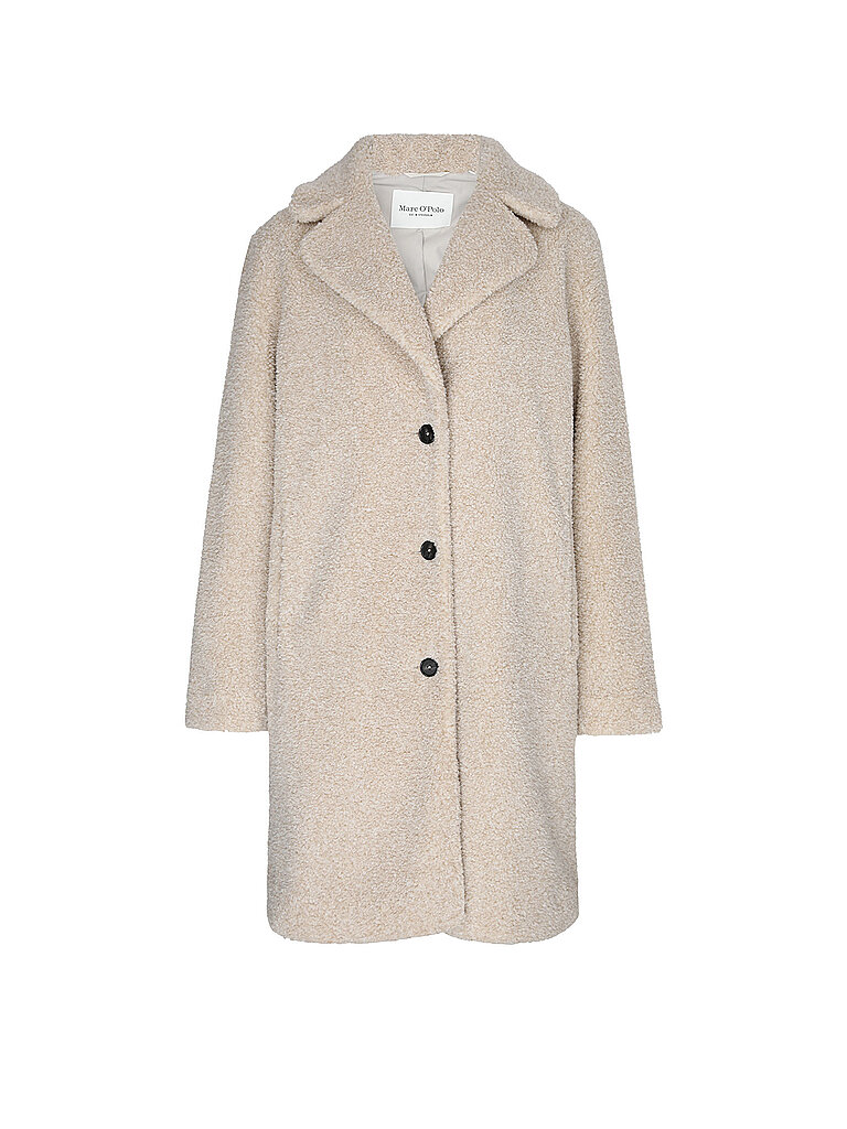 Marc O'Polo Abrigo de piel sintética beige
