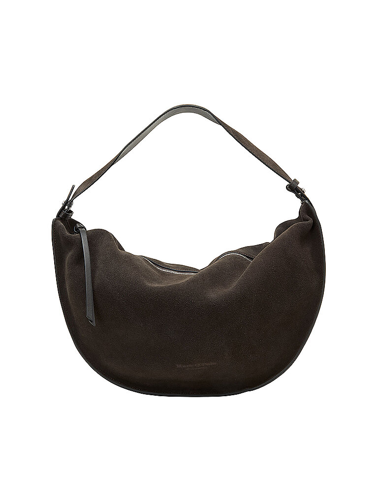 Marc O'Polo Bolso de piel - Hobo Bag AAMU Large marrón