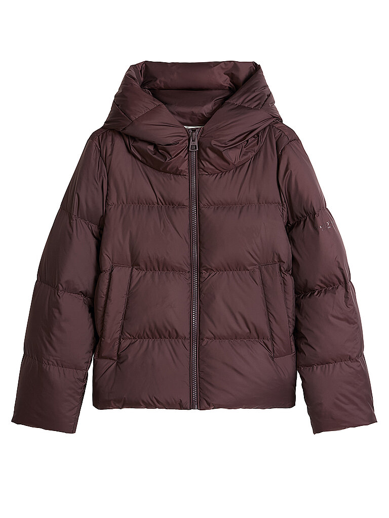 Marc O'Polo Chaqueta acolchada de plumón rojo oscuro