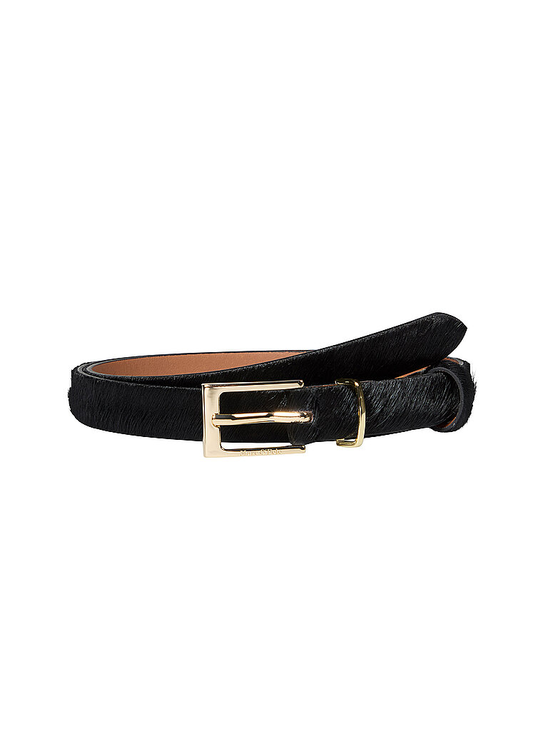 Marc O'Polo Cinturón de cuero negro