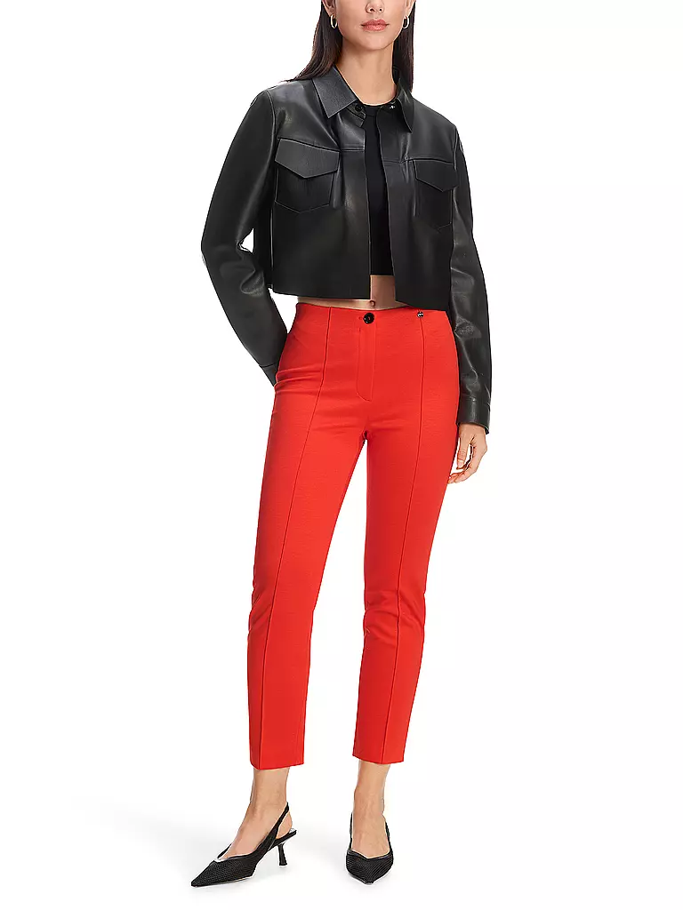 MARC CAIN  | Pantalón SYDNAY Slim Fit | Rojo