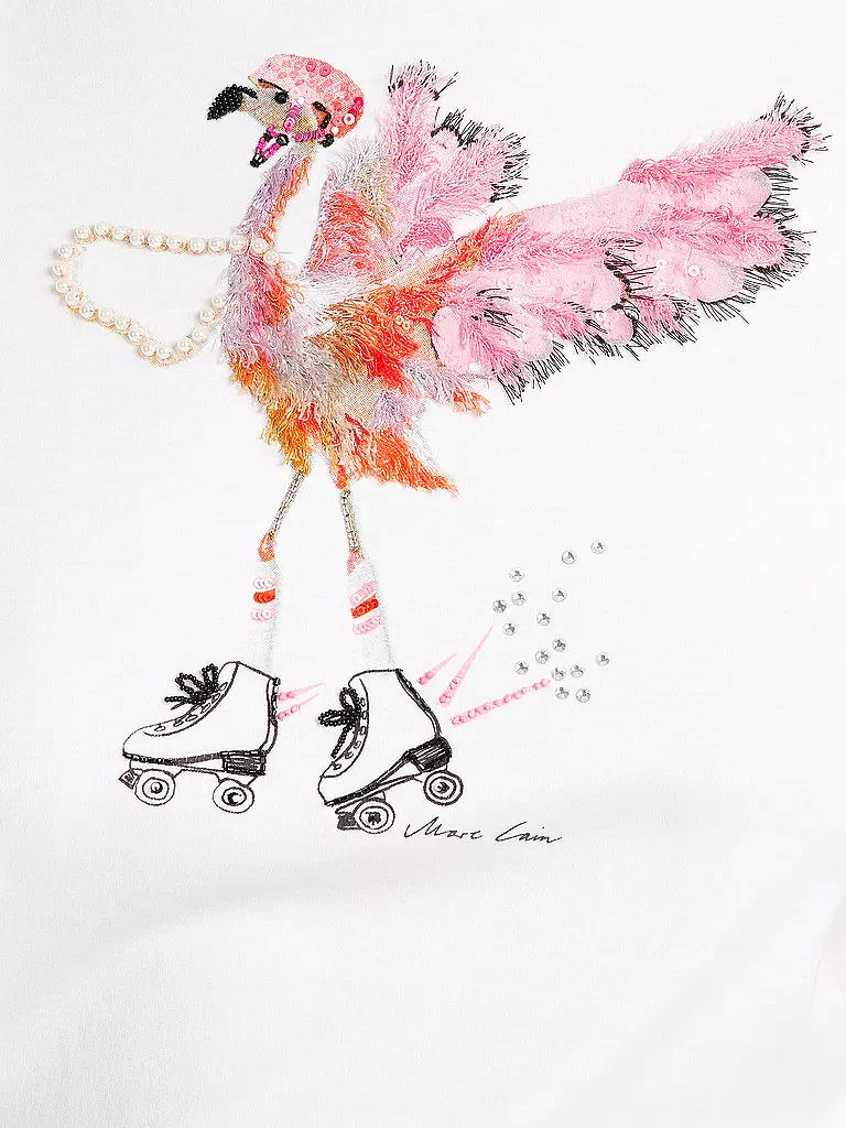 MARC CAIN  | T-Shirt | Blanco