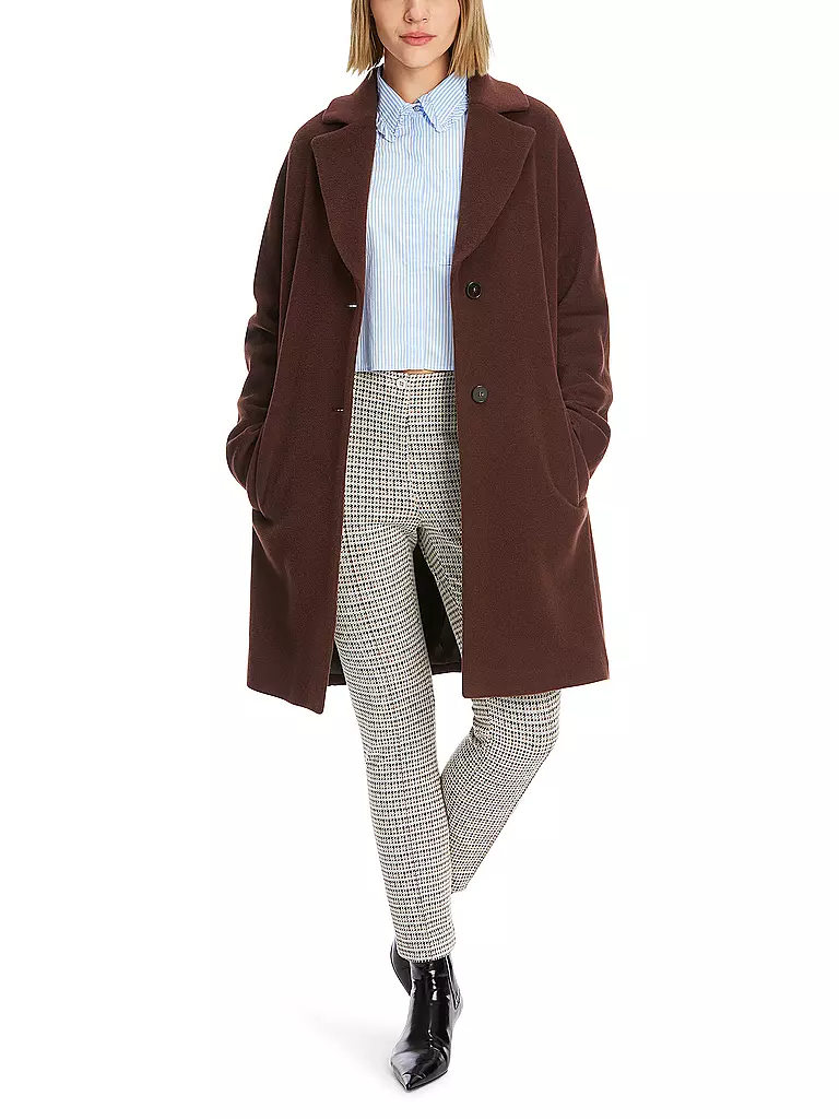 MARC CAIN  | Wollmantel | Marrón