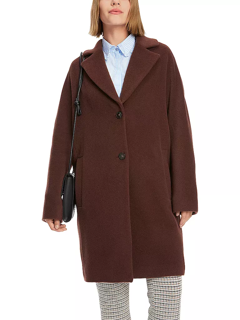 MARC CAIN  | Wollmantel | Marrón