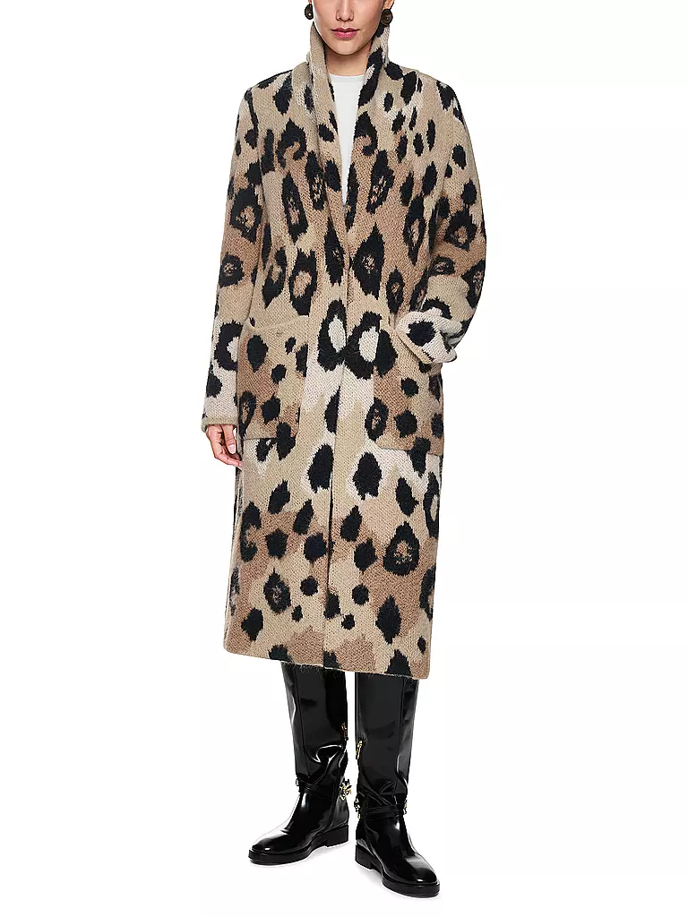MARC CAIN | Abrigo con aspecto de piel |