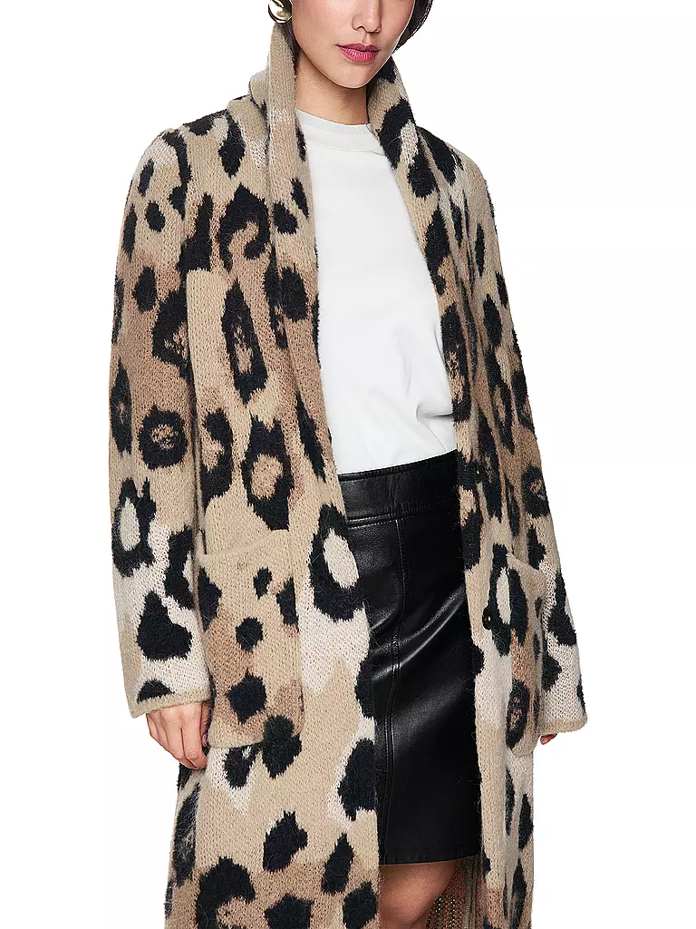 MARC CAIN | Abrigo con aspecto de piel |