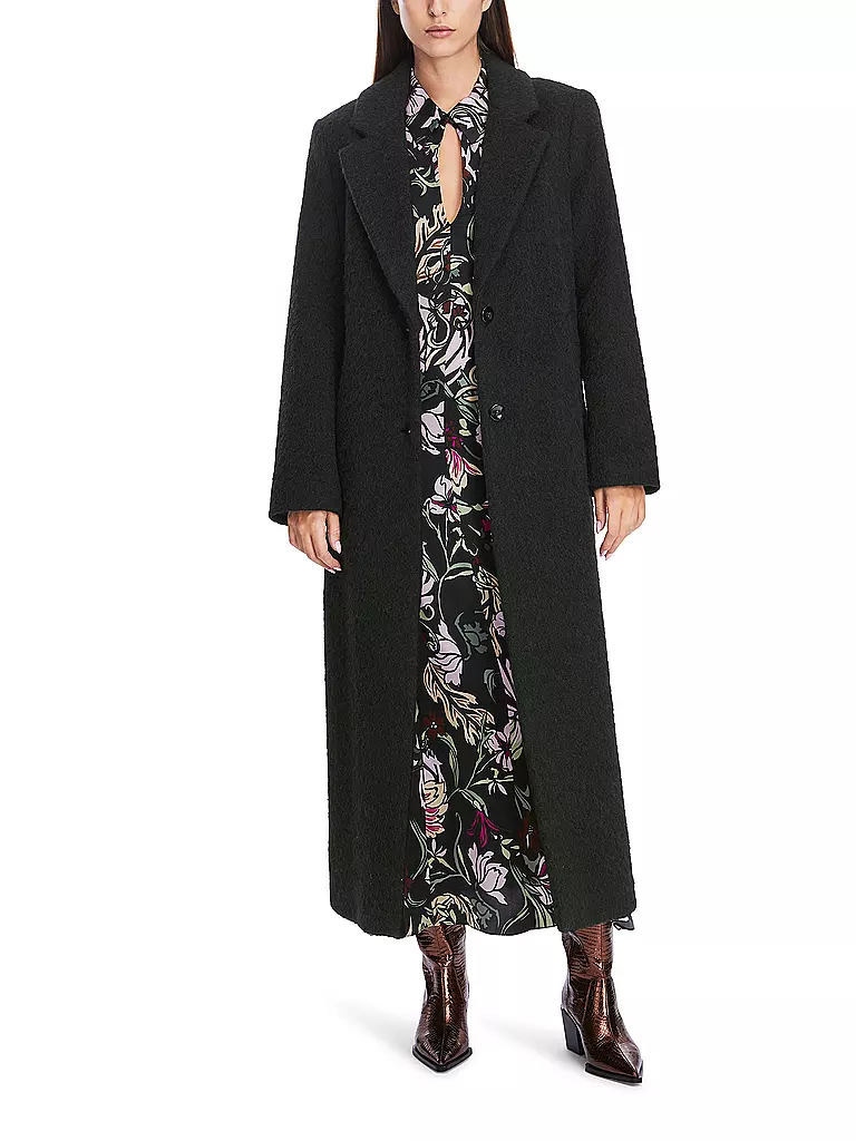 MARC CAIN | Abrigo de lana | Negro