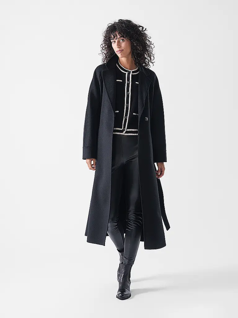 MARC CAIN | Abrigo de lana | Negro