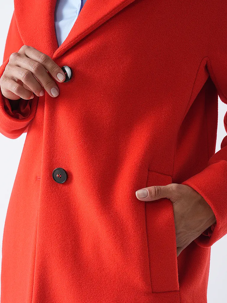 MARC CAIN | Abrigo de lana | rot