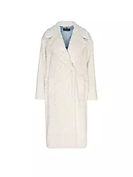MARC CAIN | Abrigo de piel sintética | Crema
