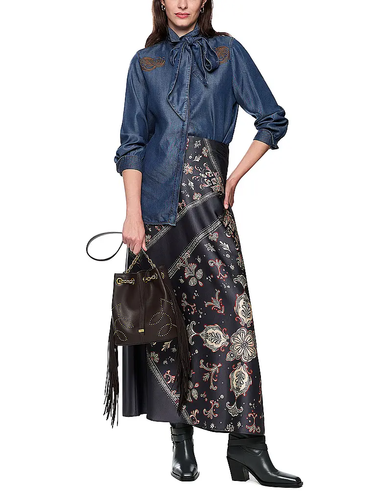 MARC CAIN | Blusa vaquera | Azul oscuro