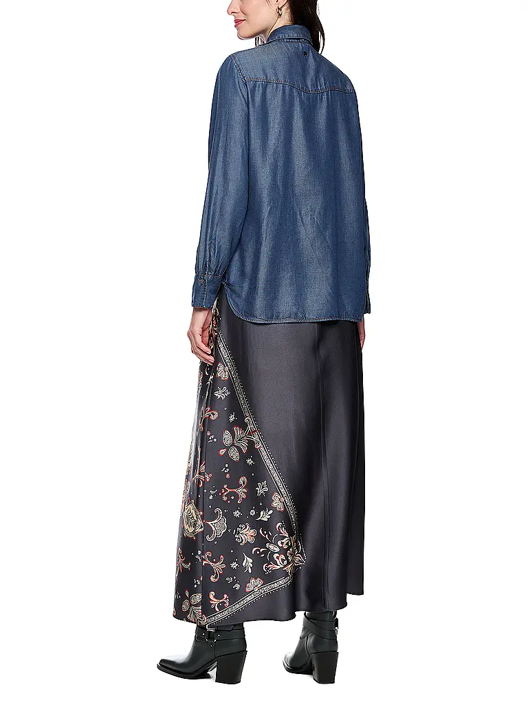 MARC CAIN | Blusa vaquera | Azul oscuro