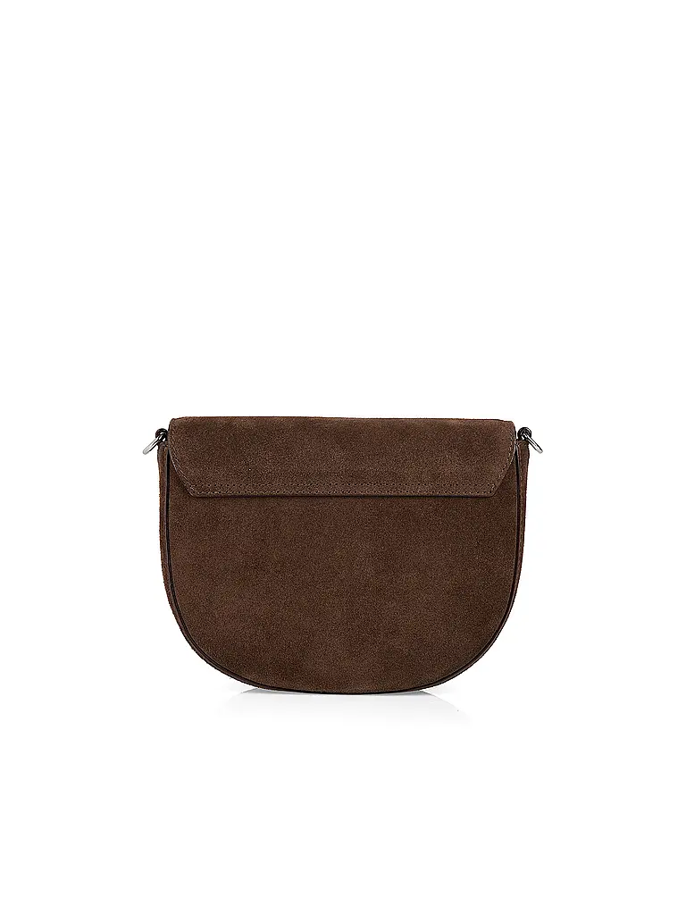 MARC CAIN | Bolso de cuero - Bolso de hombro | Marrón