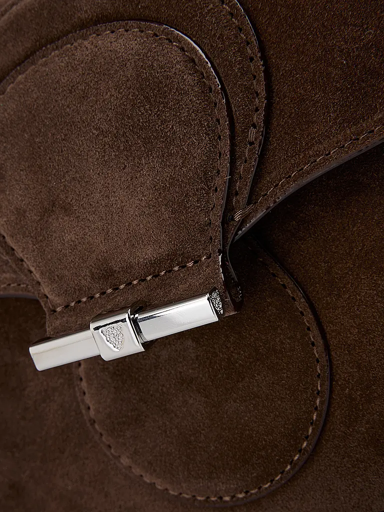 MARC CAIN | Bolso de cuero - Bolso de hombro | Marrón