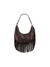 MARC CAIN | Bolso de cuero - Bolso Hobo | Marrón