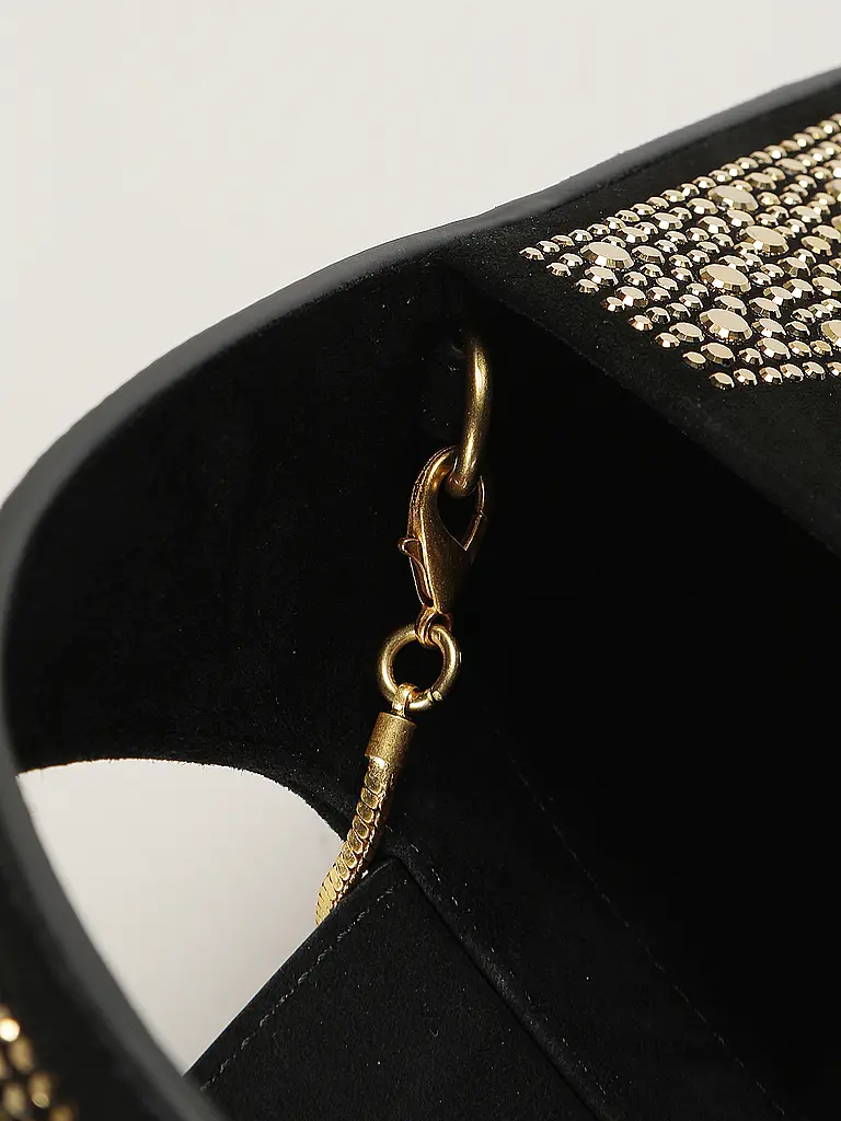 MARC CAIN | Bolso de cuero - Mini Bag | Negro