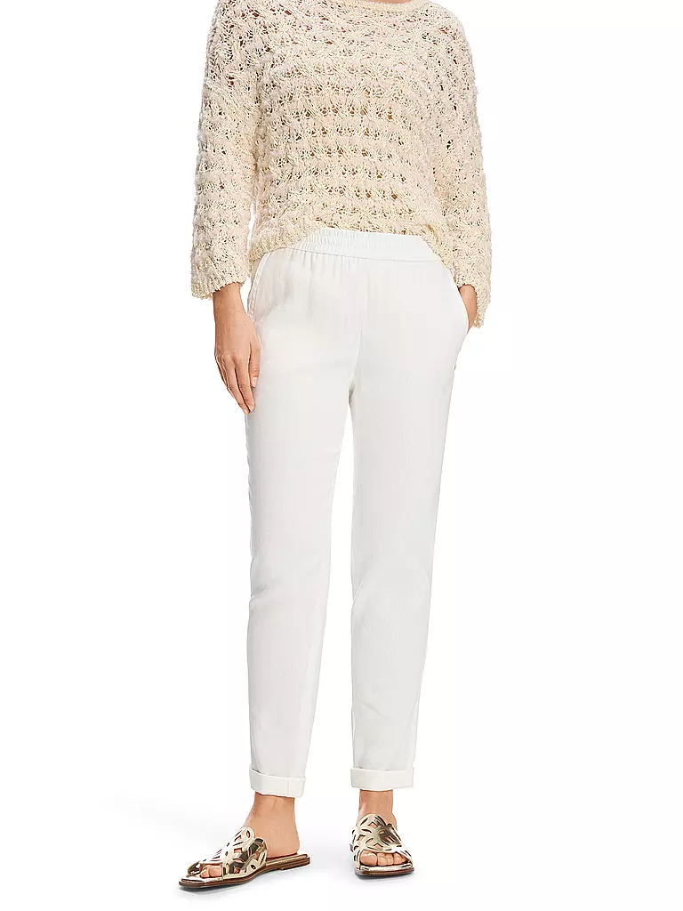 MARC CAIN | Businesshose 7/8 RHODOS | Blanco