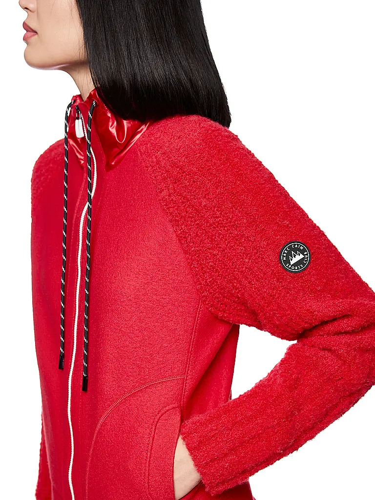 MARC CAIN | Cárdigan | Rojo oscuro