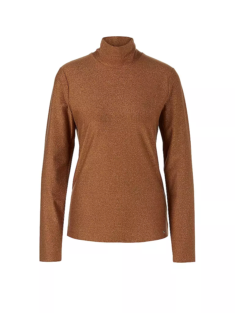 MARC CAIN | Camiseta de cuello alto | Marrón