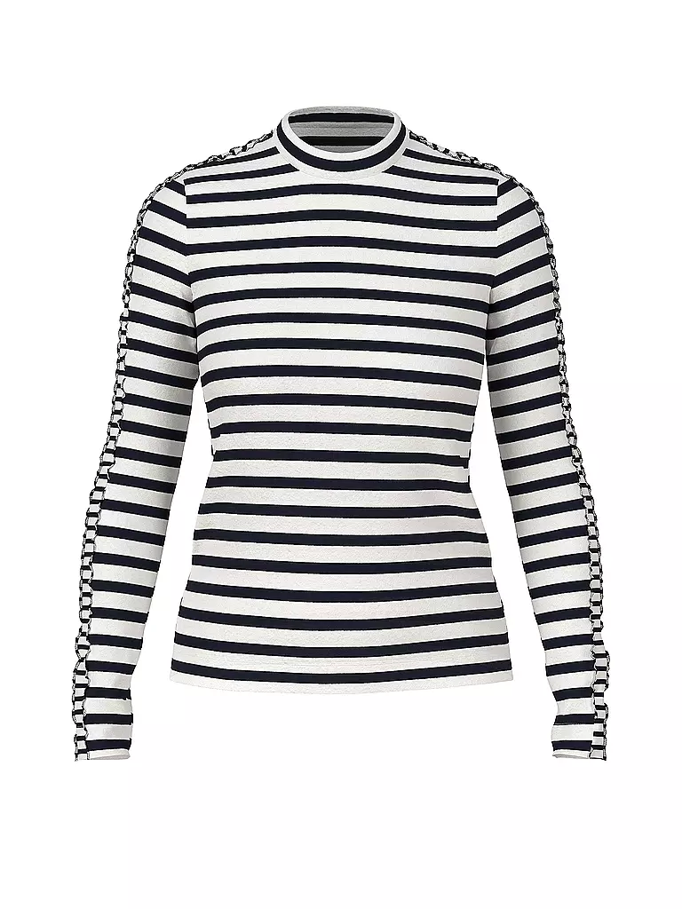 MARC CAIN | Camiseta de manga larga | Azul oscuro