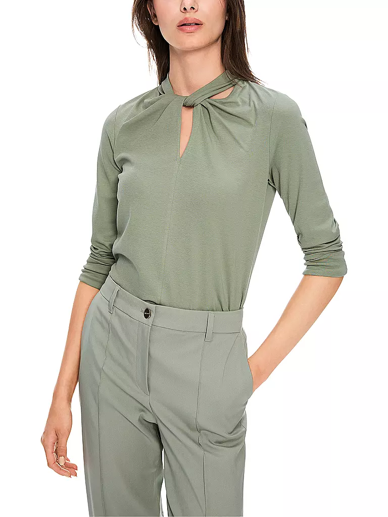 MARC CAIN | Camiseta de manga larga | Verde