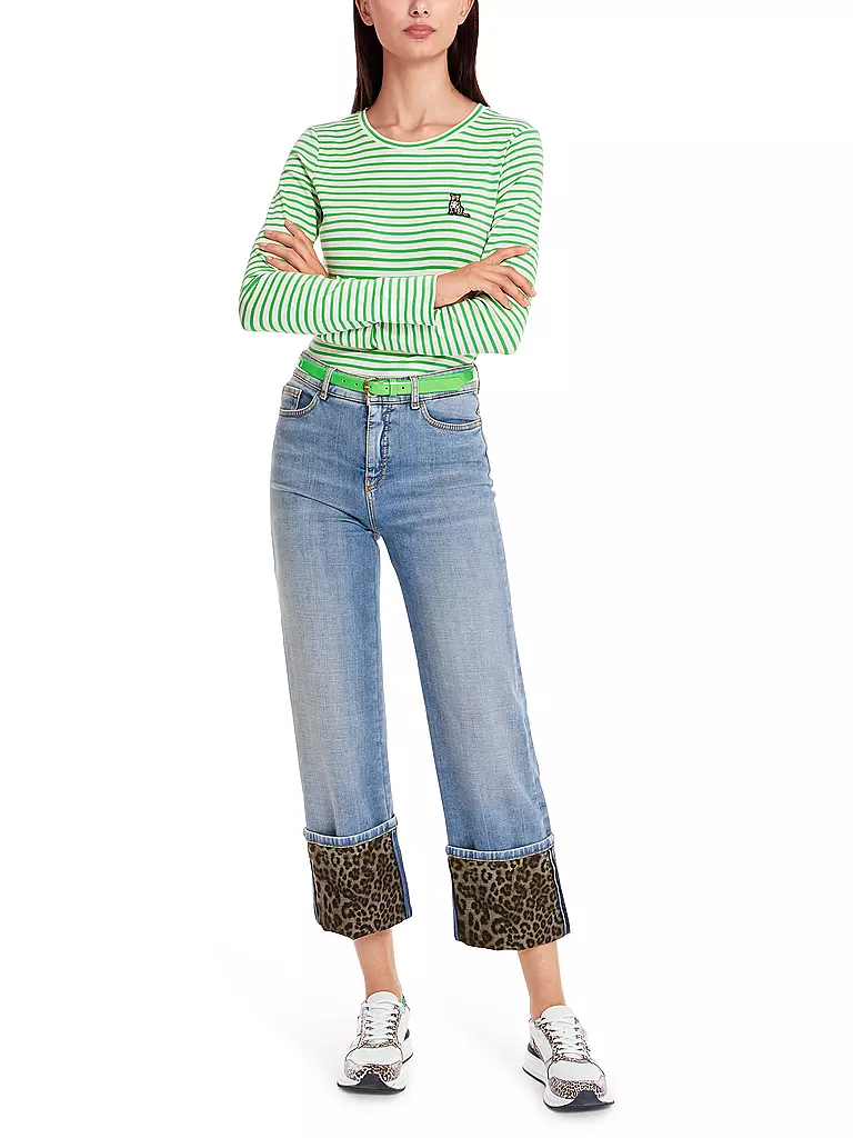 MARC CAIN | Camiseta de manga larga | Verde